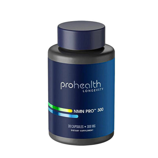 ProHealth NMN Pro 300 (30 Capsules) Clinically Studied Uthever® NMN. NAD+ Precursor for Cellular Energy, Mitochondrial Support & Healthy Aging. USA Manufactured, Triple Lab-Tested ProHealthAU supplements
