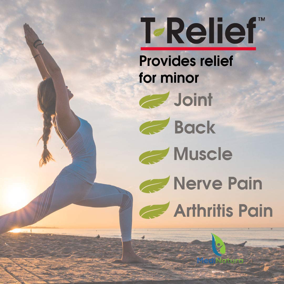 MediNatura T-Relief Extra Strength Pain Relief Arnica +12 Plant-Based Pain Relievers 100ct Tablets T-Relief Extra Strength Pain Relief 3oz Cream Bundle MediNatura Au supplements