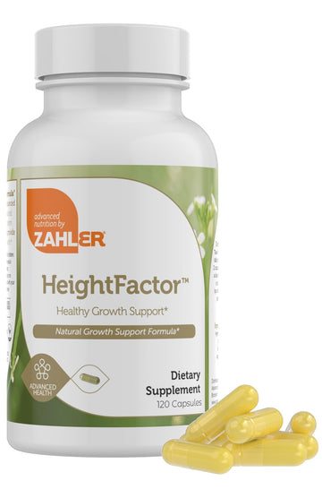 Zahler - Height Factor Healthy Growth Support Vitamin & Mineral Capsules (120 Count) - Kosher Height & Growth Supplement for Kids, Teens & Young Adults - Grow Taller Growth Hormone Support Nutrients Zahler Au supplements