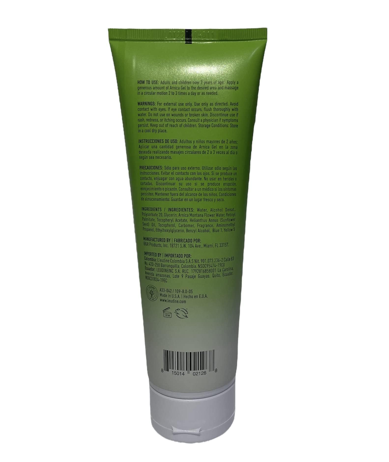 L’EUDINE Arnica Gel – Pack of 3 – Extra Strength for Bruise Relief, Wonder-Plant for Treating Muscle Soreness, Bruising, and Swelling - Fast Absorbing, Natural Formula L'eudine Au supplements