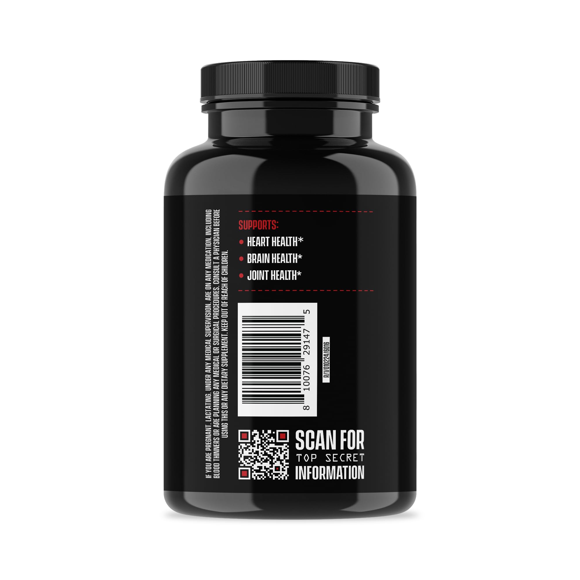 Jocko Fuel Omega 3 Fish Oil Supplement 2000mg - Burpless Fatty Acid Supplement, Wild Caught, Powerful Antioxidant with Astaxanthin (60 Capsules) Jocko Fuel Au supplements