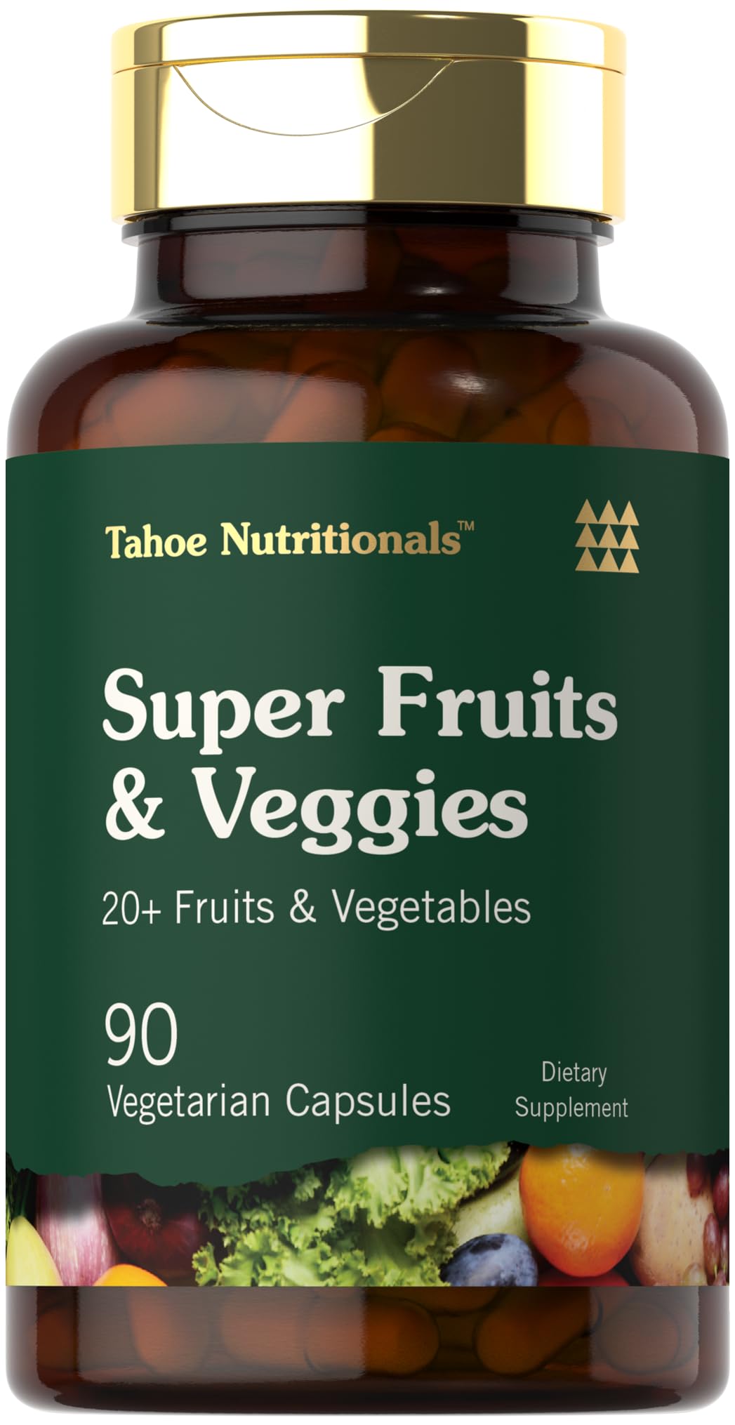 Tahoe Nutritionals Super Fruits and Veggies Capsules | 90 Count | Vegetarian, Non-GMO and Gluten Free Supplement Tahoe Nutritionals Au supplements
