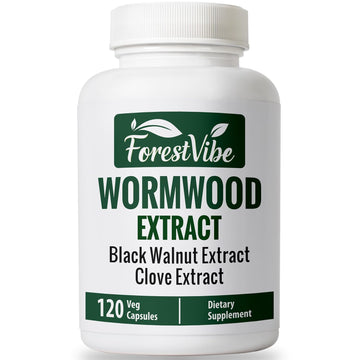 ForestVibe Wormwood Complex with Black Walnut & Clove, 3-in-1 Herbal Blend, Sweet Wormwood Extract Capsules, 120 Vegan Capsules, 2 Month Supply, Non-GMO & Gluten Free Supplement ForestVibe Au supplements