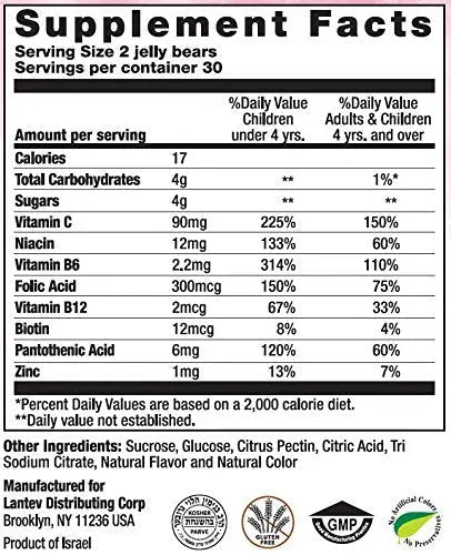 Navitco. Kosher NutriBear Multi Vitamin Great Tasting Jellies - 60 Bears Navitco Au supplements