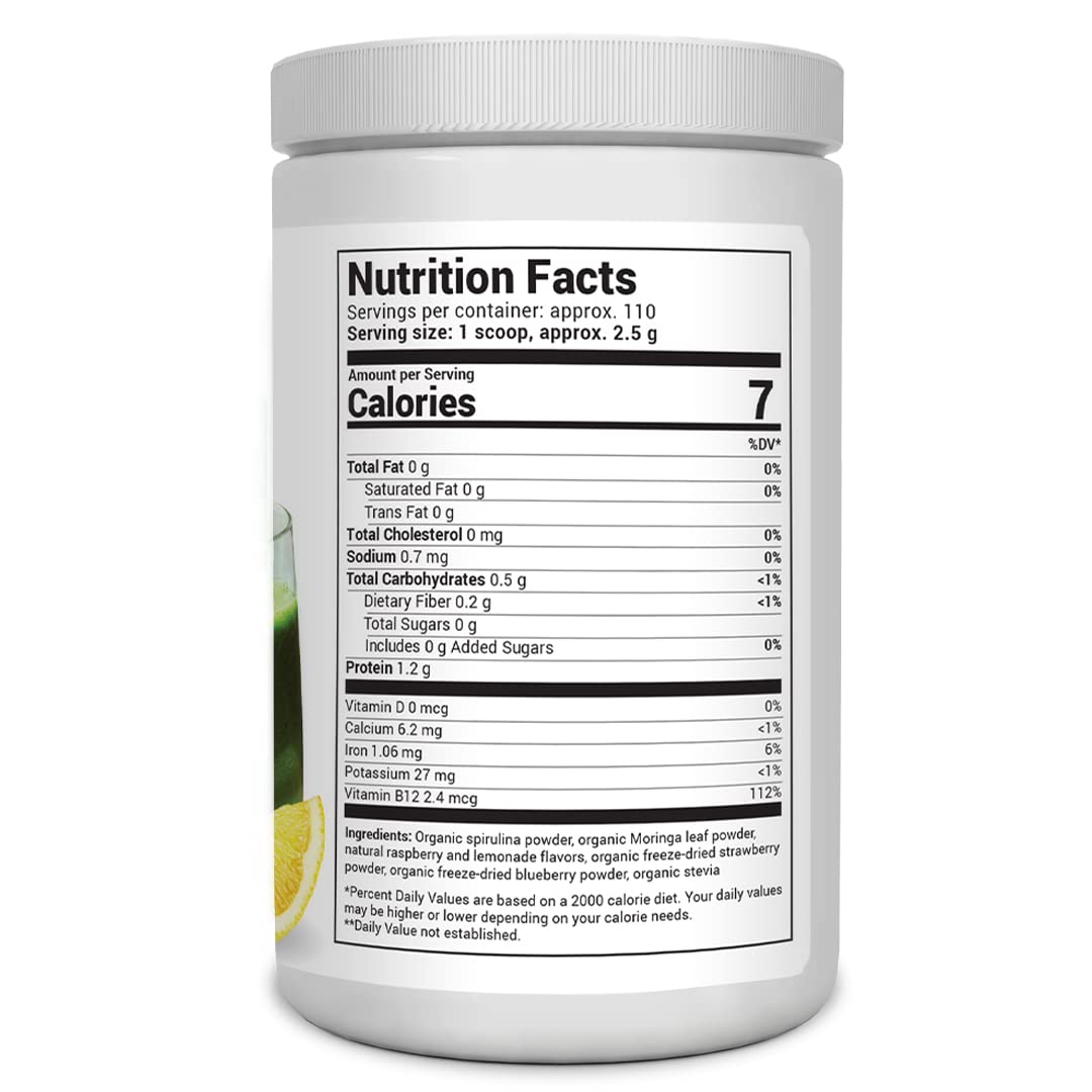 Dr. Berg's (Veggie Solution) Organic Super Greens Powder w/Spirulina - Raw Green Dr. Berg Nutritionals Au supplements