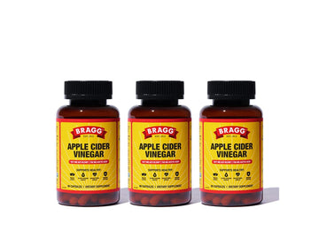 Bragg Apple Cider Vinegar Capsules - Vitamin D3 & Zinc - 750mg of Acetic Acid – Immune Bragg Au supplements