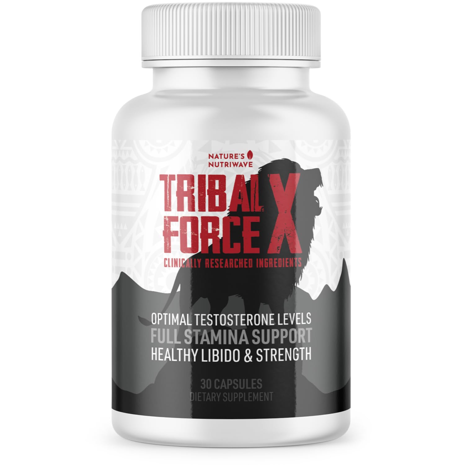 Nature’s NutriWave TribalForce X – Daily Botanical Supplement with Ginkgo Biloba, Bacopa, & Amino Acids – Non-GMO, Natural & Stimulant-Free Formula, Made in USA – 30 Capsules, 1 Month Supply Nature’s NutriWave Au supplements