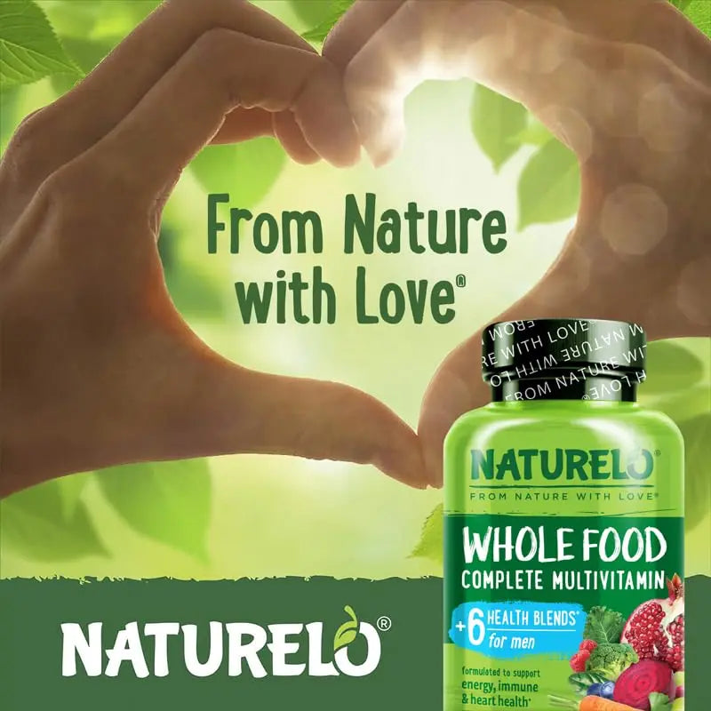 NATURELO Whole Food Multivitamin for Women - 120 Capsules and Whole Food Multivitamin for Men - 120 Capsules Bundle NATURELO Au supplements