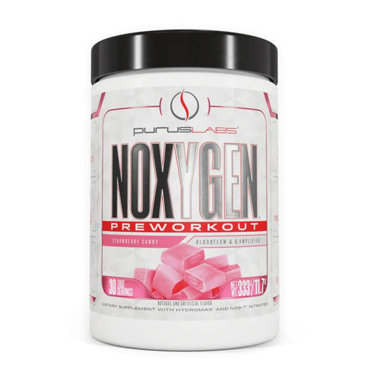Purus Labs NOXYGEN PREWORKOUT Powder, 30 Servings (Strawberry Candy) Purus LabsAU supplements