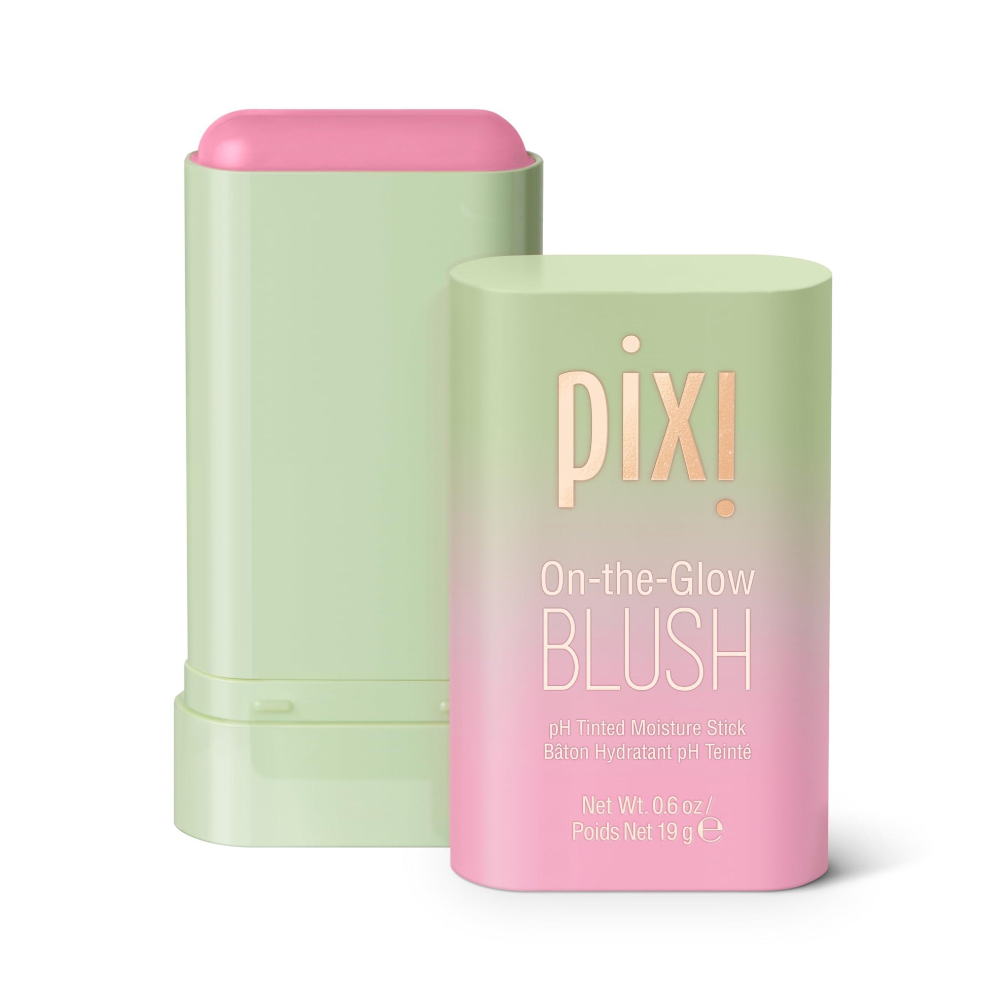 Pixi On-the-Glow Blush Stick in CheekTone, pH Reactive Hydrating Tinted Moisture Stick for Cheeks and Lips with Ginseng, Aloe Vera and Fruit Extracts, Twist-Up Design, Paraben-Free, 19g / 0.6 oz Pixi Au supplements