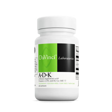 DAVINCI Labs ADK - Helps Support Bone, Heart & Immune Health - Dietary Supplement with Vitamins A, D3 & K2 (as MK-7) DAVINCI Au supplements