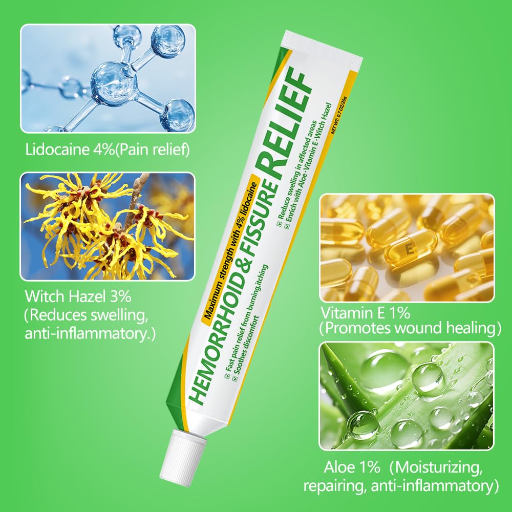 Dr.Goddyik Hemorrhoids and Fissure Relief Cream,Hemorrhoid Ointment for Hemorrhoid Treatment Fast Acting Relief of Pain, Swelling Dr.Goddyik Au supplements