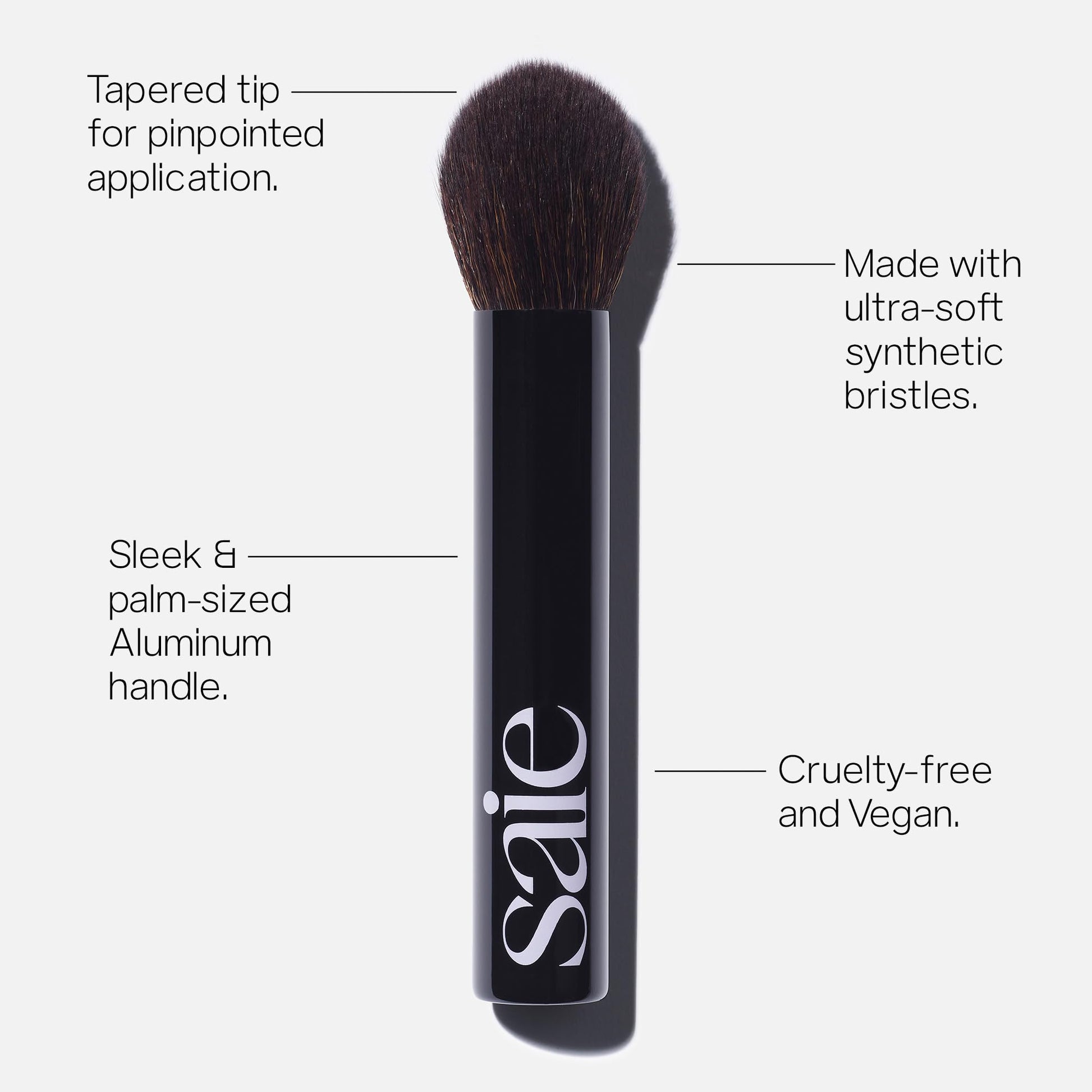 Saie Face Powder Duo, Medium - The Fluffy Brush, Soft, Multi-Use Targeted Powder Brush With Tapered Tip & Airset Radiant Loose Setting Powder, Translucent Medium (0.14 oz) - Vegan, Cruelty-Fee Saie Au supplements