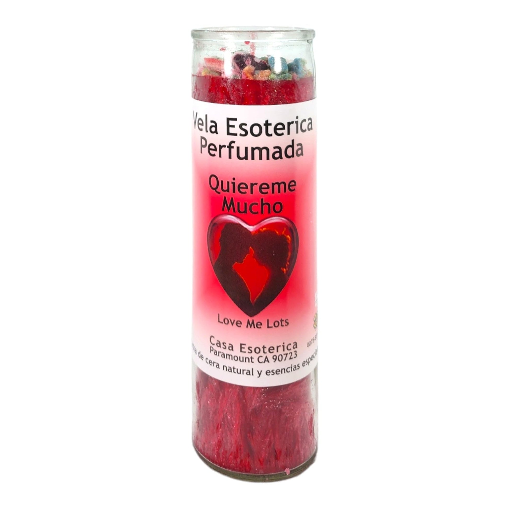 Love ME Lots-Palm Wax Spiritual Intention Spell Candle-[RED] | Vela CASA ESOTERICA PERFUMADA MAGICK SPACE Au supplements