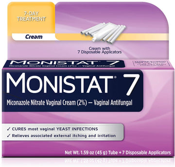 MONISTAT 7-Dose Infection Treatment, 7 Disposable Applicators & 1 Cream Tube (Pack of 1) Monistat Au supplements