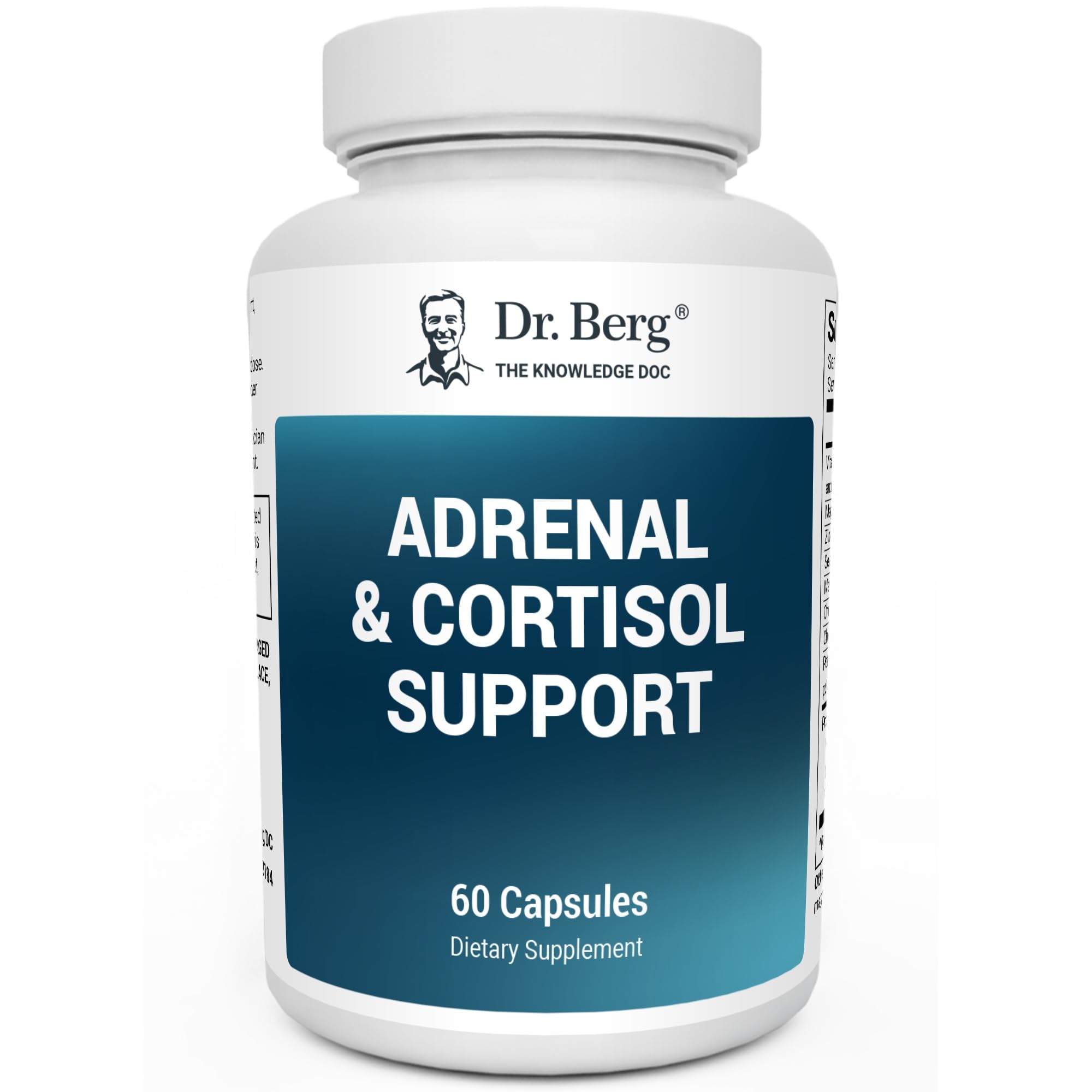 Dr. Berg Adrenal & Cortisol Capsules - Adrenal Supplement & Cortisol Manager - Mood, Focus, Relaxation and Stress Support - Adrenal Supplements with Ashwagandha Extracts - 60 Capsules Dr. Berg Nutritionals Au supplements