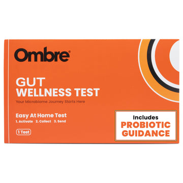 Ombre Gut Health Test Kit - Probiotic Recommender at Home Test for Women & Men - Detailed Custom Gut Microbiome Analysis for Digestive, Immune and Mental Health with Food Suggestions Ombre Au supplements
