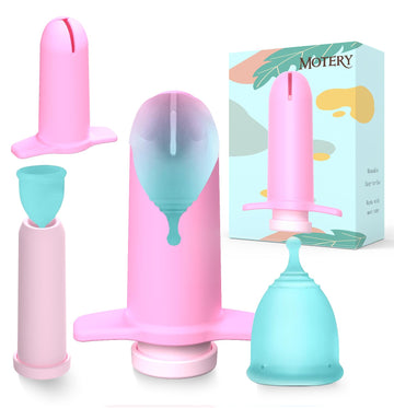 Mottery Applicator Tool for Menstrual Cups for Easy Insertion,Reusable Period Cup Applicator Set Mottery Au supplements