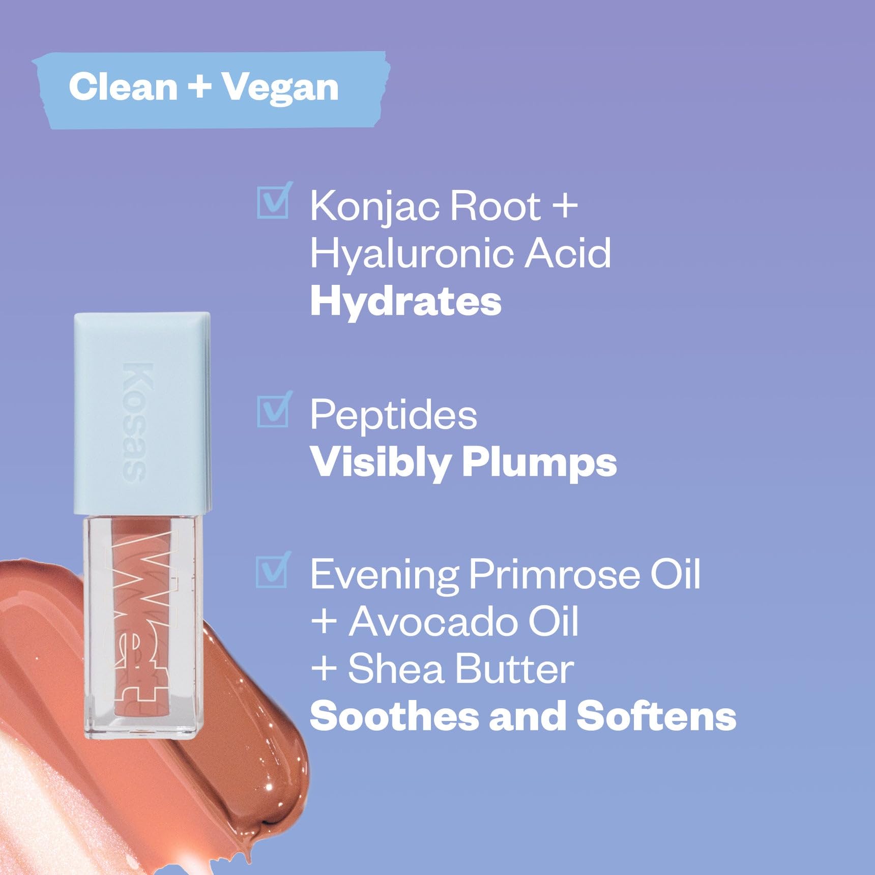 Kosas Wet Lip Oil Gloss| Juicy, Plumping Treatment, (Revealed) Kosas Au supplements