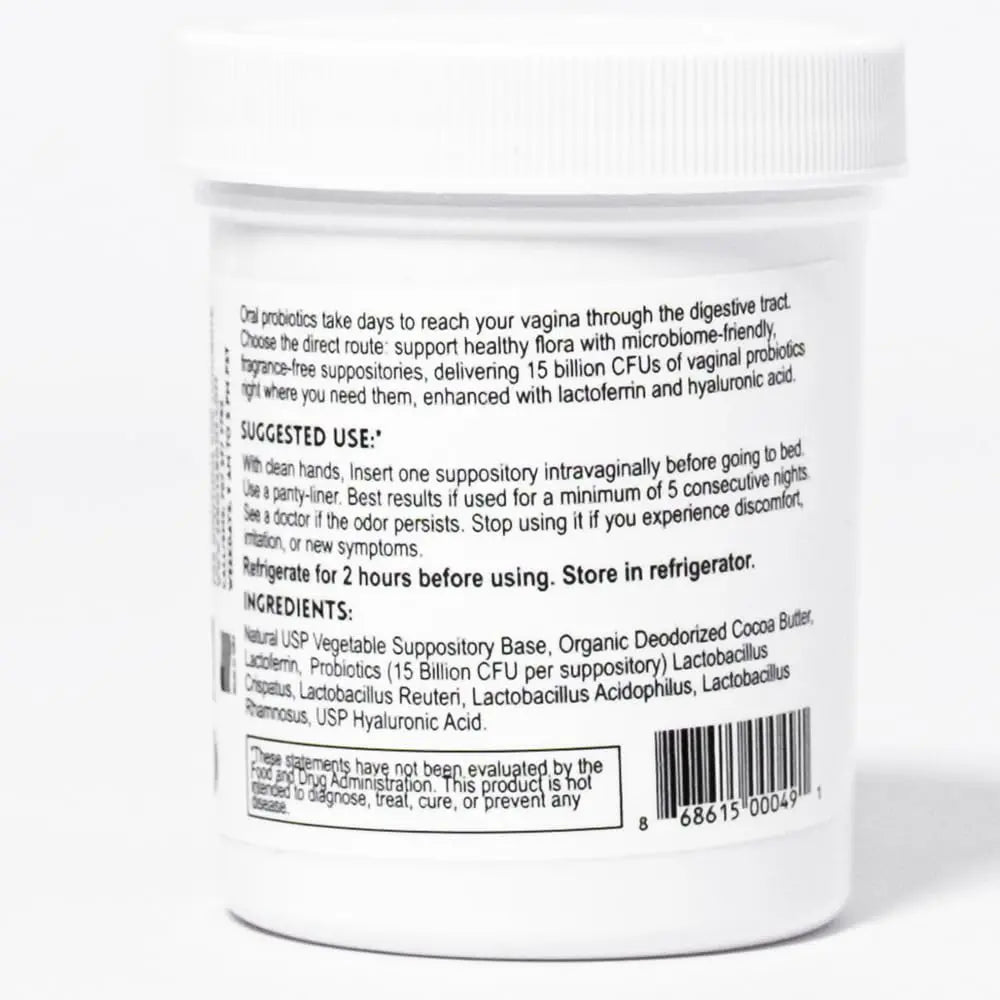 zerotaboos: Lactoferrin, Probiotics, Hyaluronic Acid - Feminine Care Rebalancing Suppository zerotaboos Au supplements