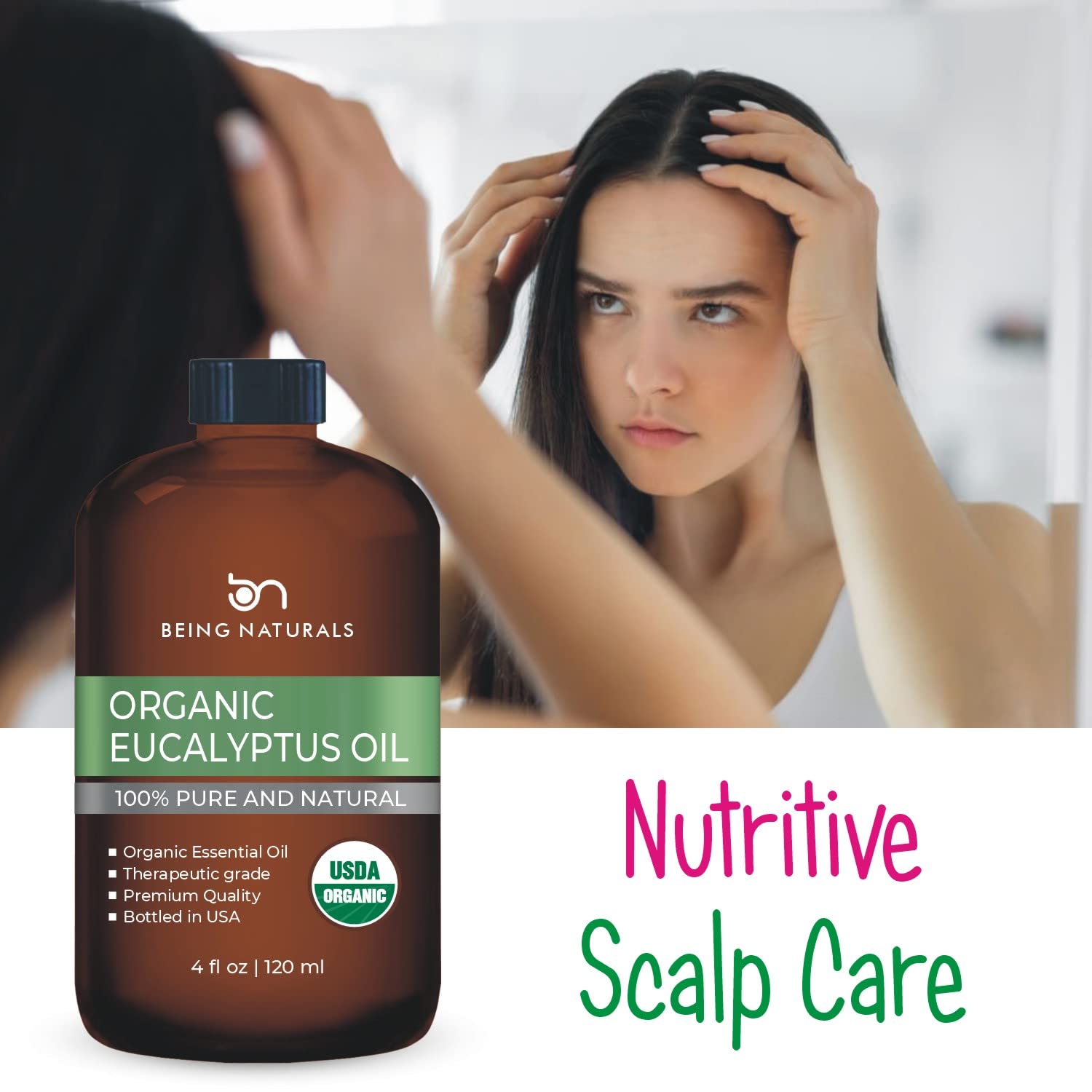 Organic Eucalyptus Essential Oil - Huge 4 FL OZ - 100% Pure & Natural – Premium Natural Oil Being Naturals Au supplements