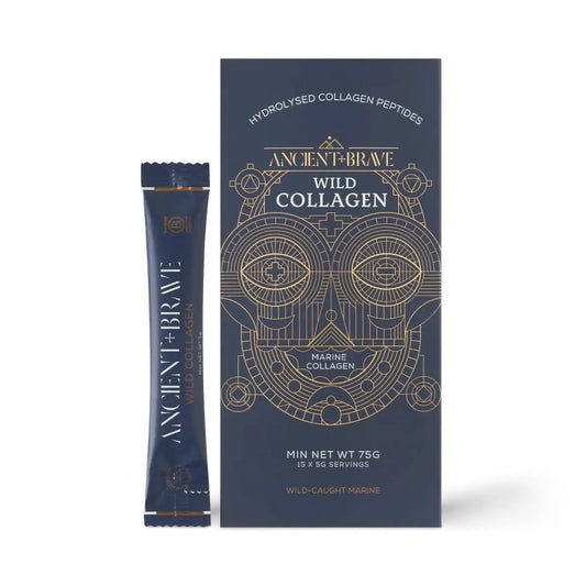 Ancient + Brave Wild Collagen Sachets 15 x 5g - Wild Caught Marine Collagen Powder Ancient + BraveAU supplements