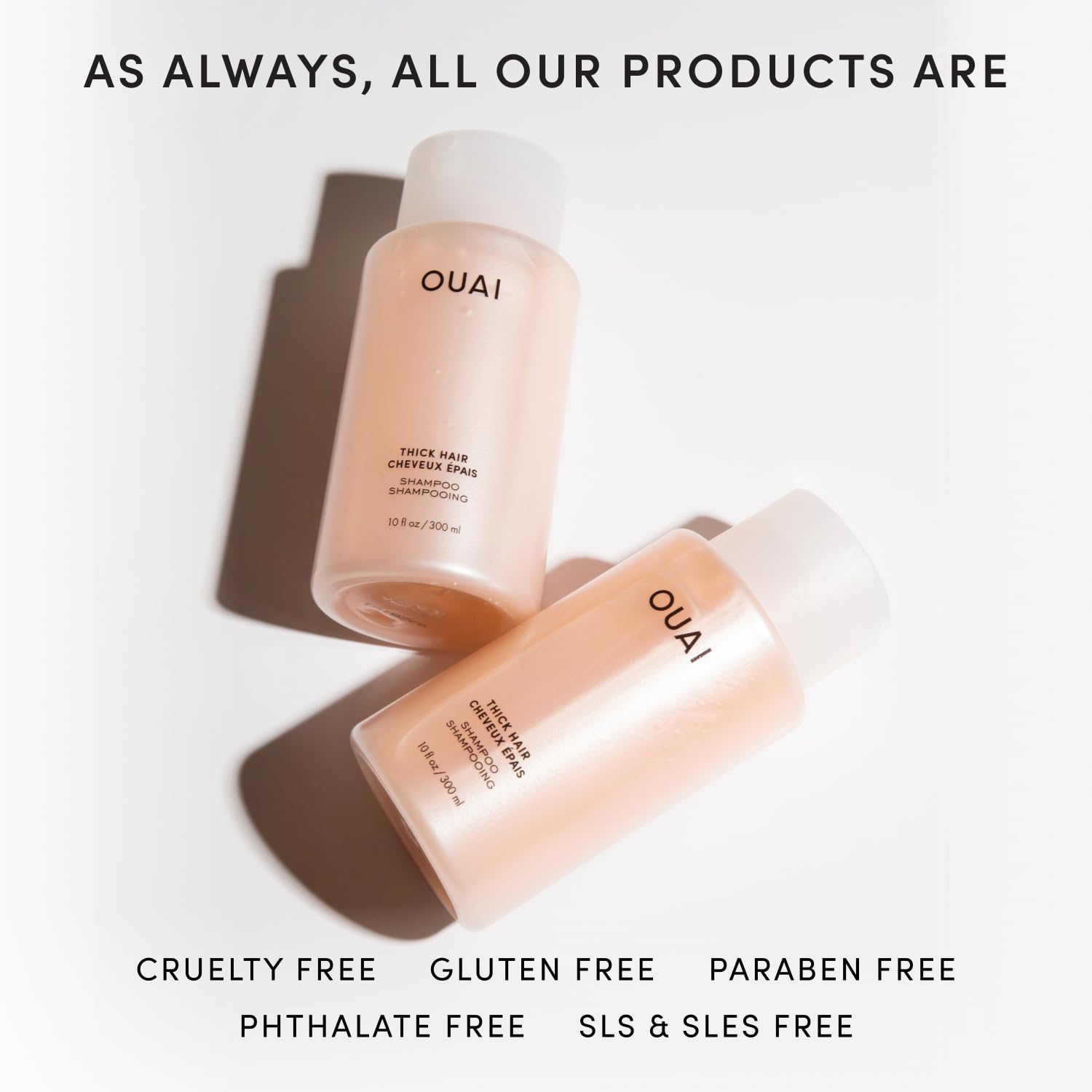OUAI Thick Shampoo Refill - Moisturizing Shampoo with Keratin, Marshmallow Root, Shea Butter & Avocado Oil for Thick Hair - Strengthens & Hydrates - Paraben, Phthalate & Sulfate Free (32 Fl Oz) OUAI Au supplements