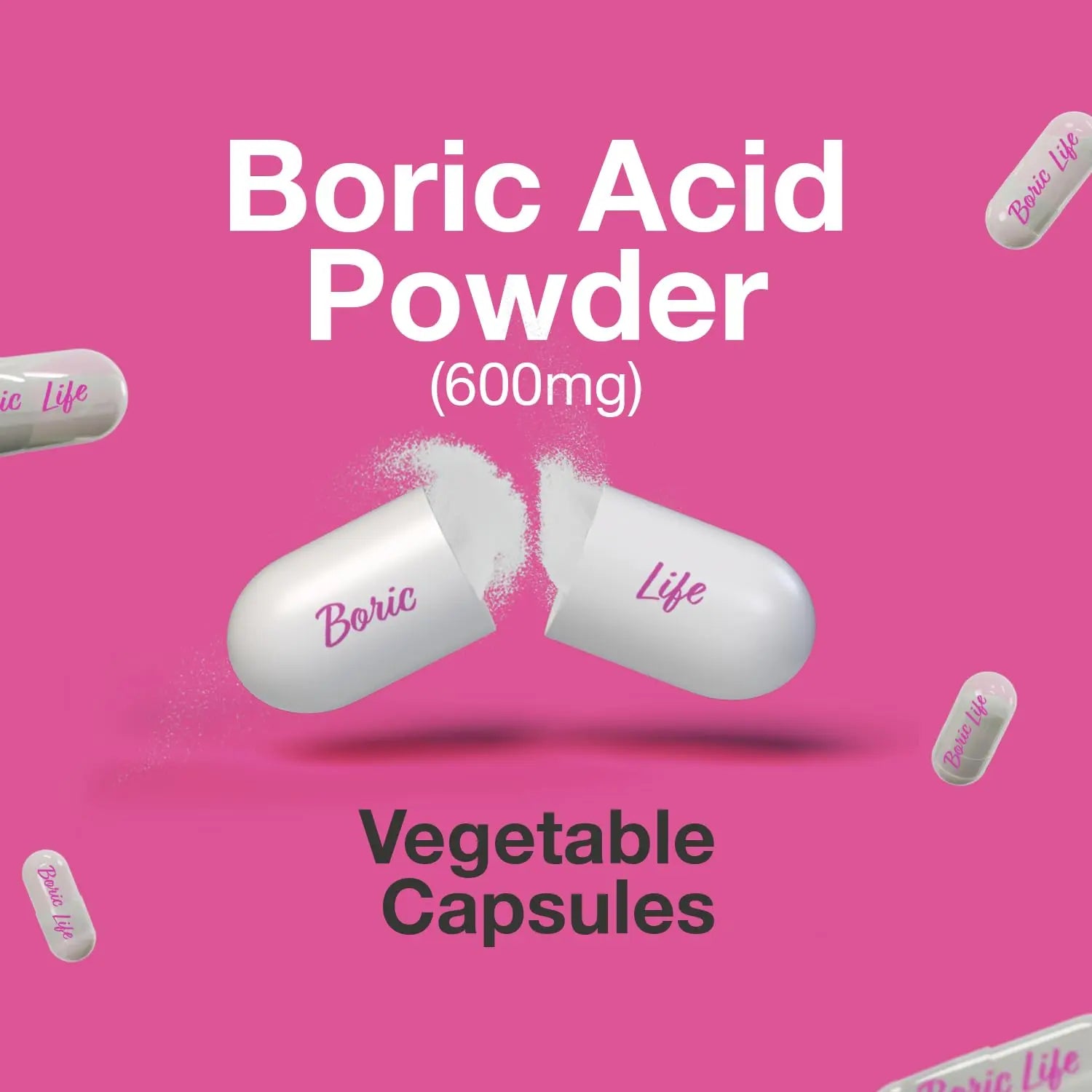 NutraBlast Boric Acid Suppositories - 100% Pure Made in USA - Boric Life Intimate Health Support (60 Count) NutraBlast Au supplements