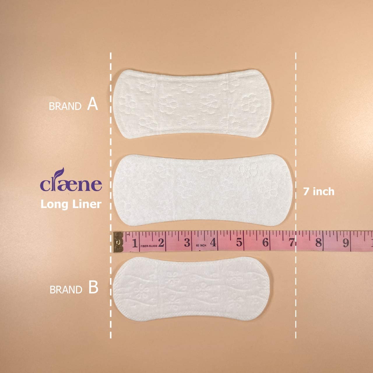Claene Organic Cotton Panty Liners, Unscented, Thin, Cruelty-Free, Daily, Breathable Organic Panty CLAENE Au supplements