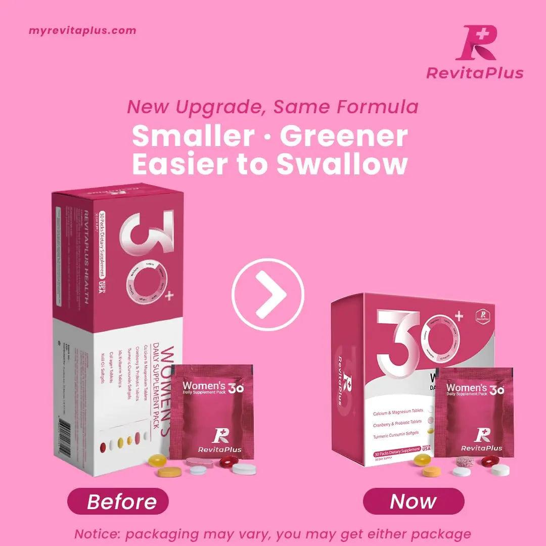 RevitaPlus Multivitamin for Women with Vitamin A,B,C,D3,E,K2,Biotin, Collagen,Krill Oil,Cranberries Supports Energy,Wellness,Beauty and Immune RevitaPlus Au supplements