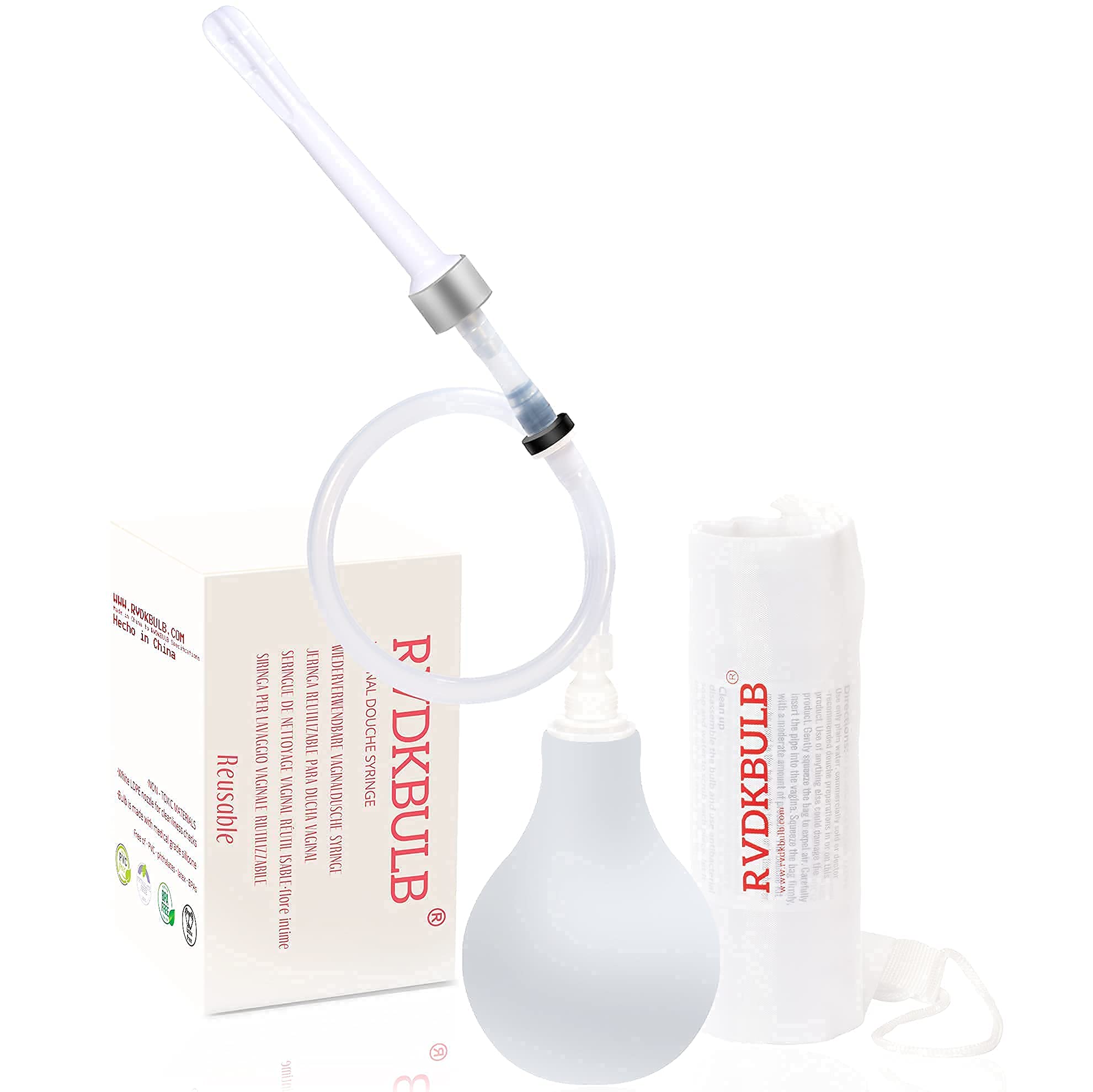 RVDKBULB Natural Vaginal Cleansing System with 3 One-Way Valves - Vaginal Douche for Women RVDKBULB Au supplements