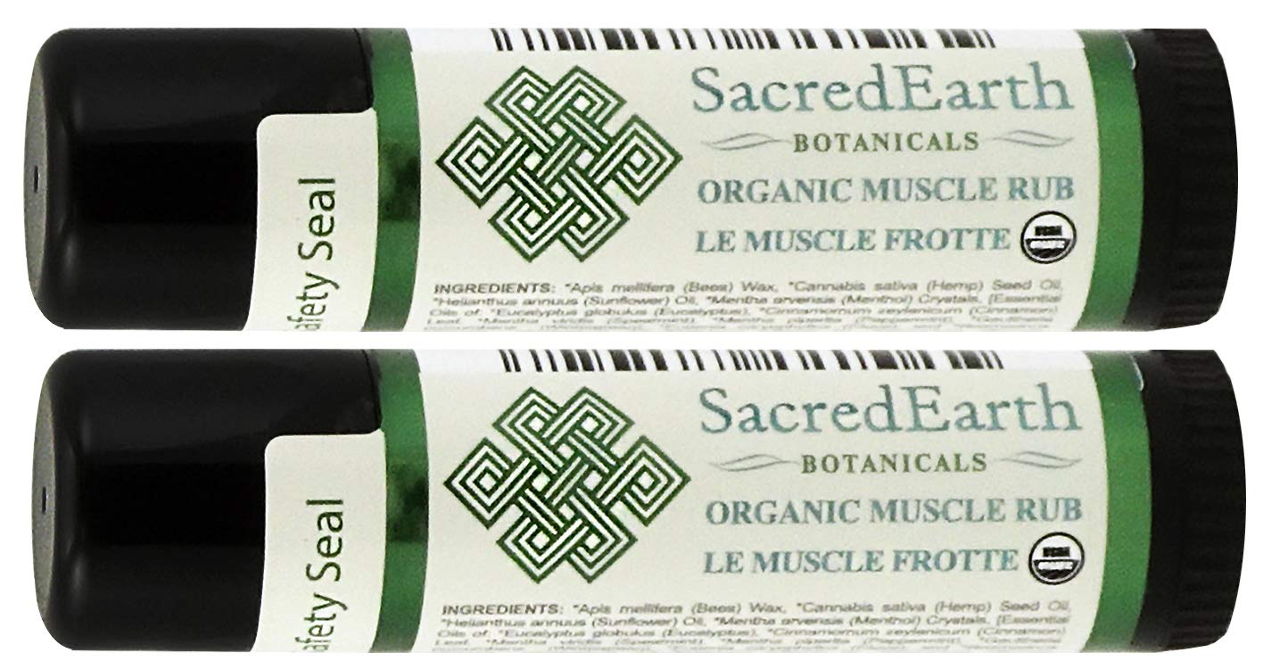 Sacred Earth Botanicals Organic Muscle Rub Single (2-Pack) Sacred Earth Botanicals Au supplements