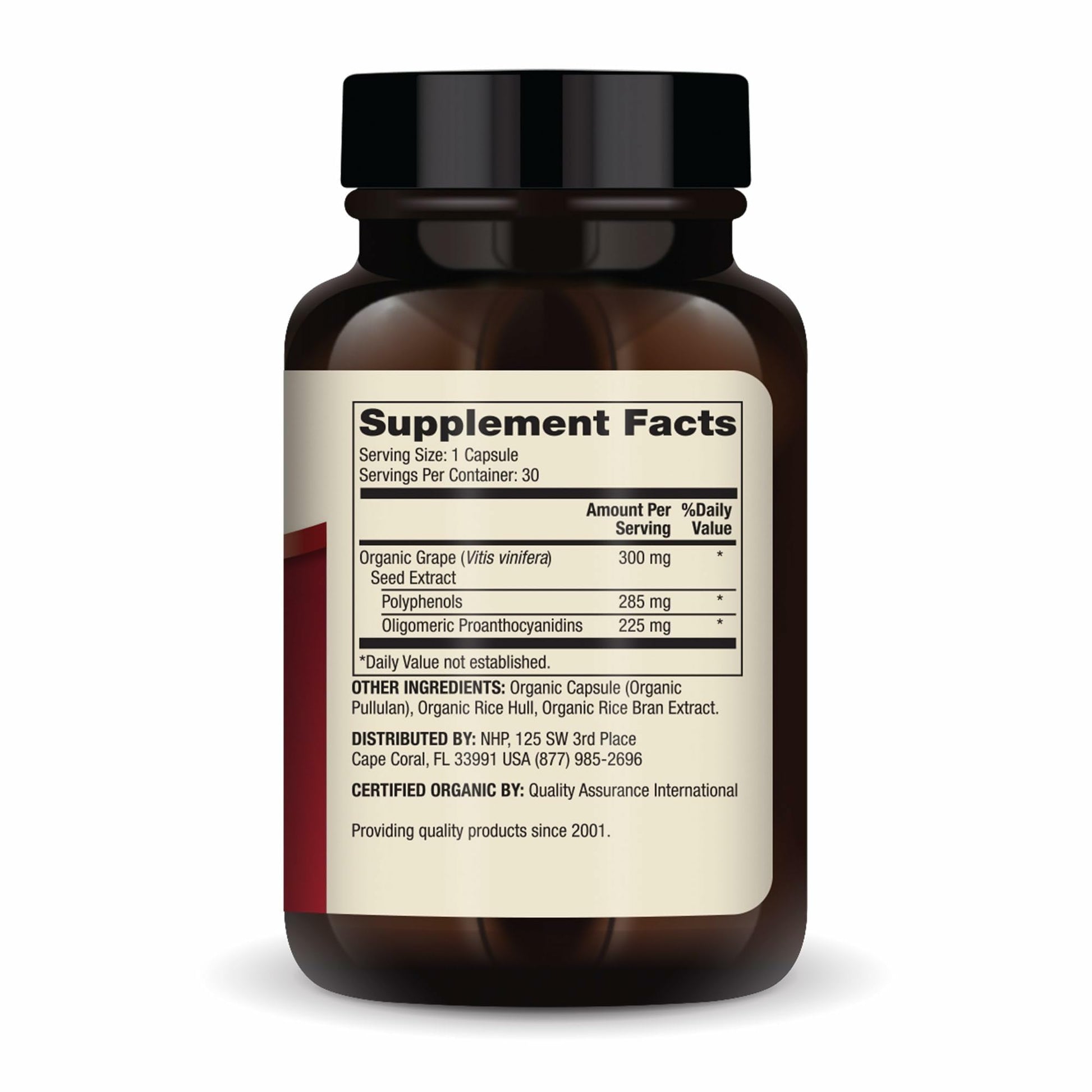 Dr. Mercola Organic Blood Pressure Support - Supports Healthy Circulation - High-Potency Grape Seed Extract - Non-GMO & Soy-Free - 30 Capsules (30 Servings) Dr. Mercola Au supplements