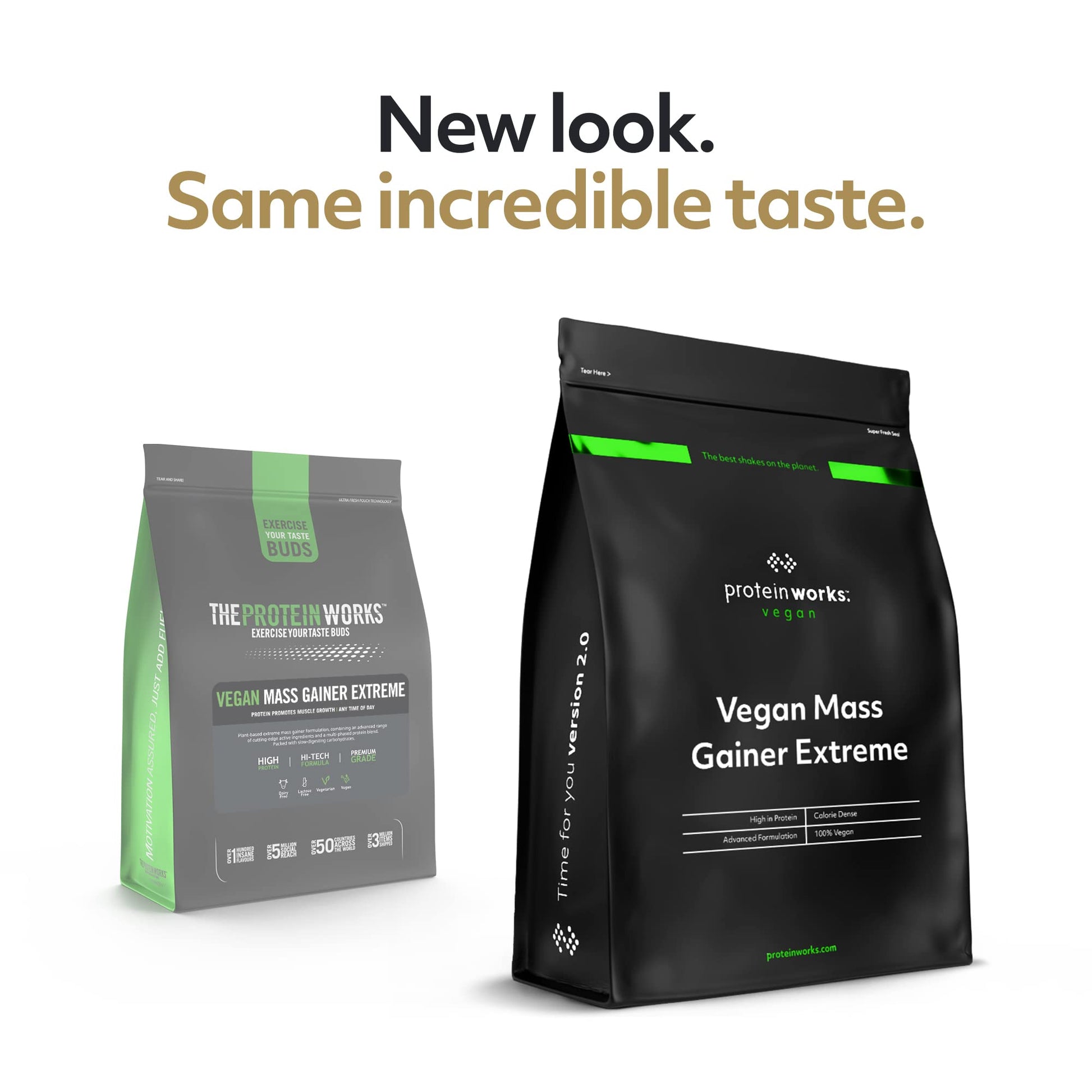 Protein Works - Vegan Mass Gainer Extreme | High Calorie Protein Powder | Weight Gainer Protein Works Au supplements
