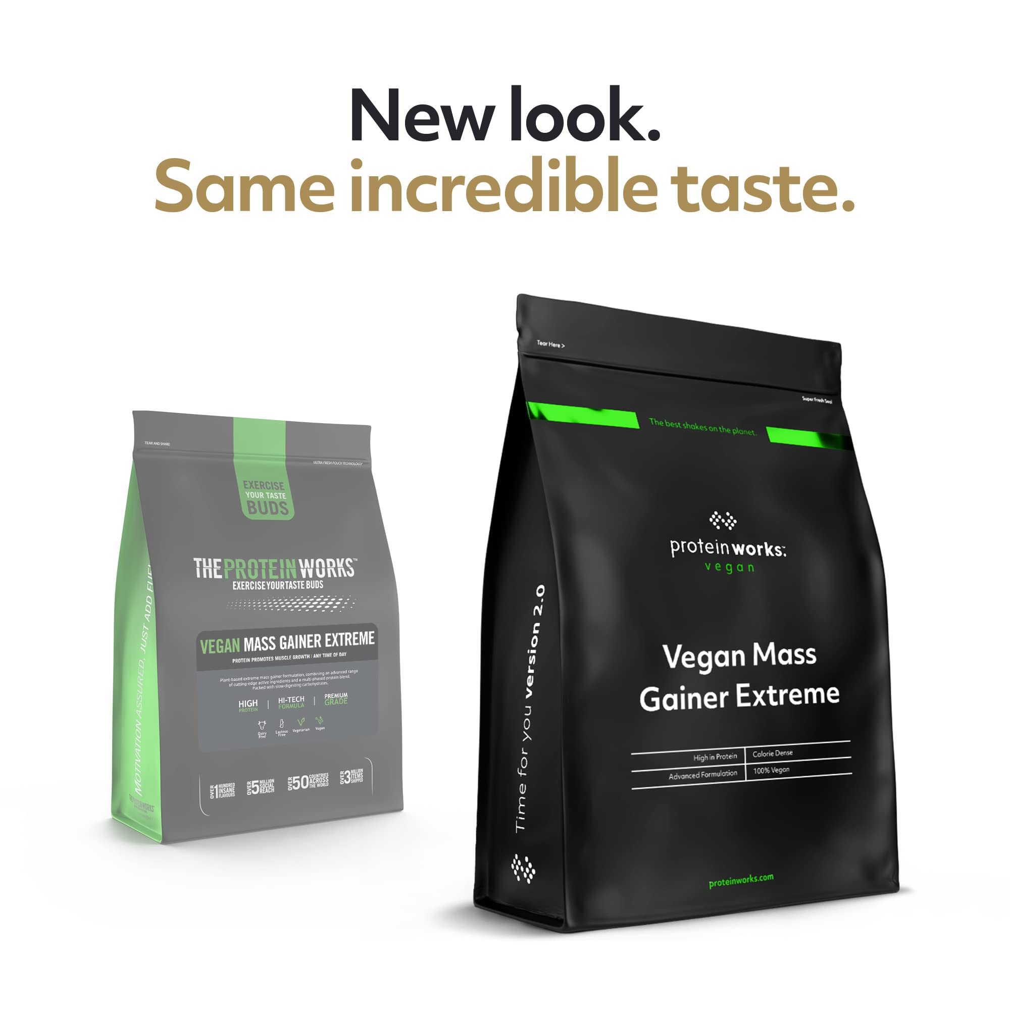 Protein Works - Vegan Mass Gainer Extreme | High Calorie Protein Powder | Weight Gainer Protein Works Au supplements