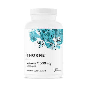 THORNE - Vitamin C 500 mg - Blend of Vitamin C and Citrus Bioflavonoids from Oranges - Supports Immune System, Cellular Energy Production & Collagen Production* - Third-Party Certified - 90 Servings THORNE Au supplements