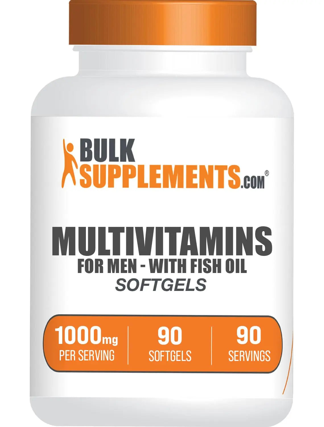 BulkSupplements.com Multivitamin for Men Softgels - Daily Multivitamin, Multimineral Supplement, with Fish Oil BulkSupplements Au supplements