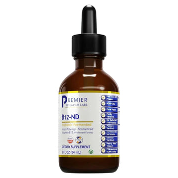 Premier Research Labs B12-ND - Vitamin B12 Liquid, B12 Vitamins, B12 Drops, B-12 Tincture with Methylcobalamin, Adenosylocobalamin, Hydroxcobalamin, 1000 mcg B12 Per Serving - 2 Fl Oz Premier Research Labs Au supplements