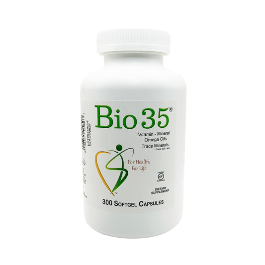 Bio35 / 300 sg Original, Gluten Free, Daily Multivitamin for Men & Women Wellness – Bio35 High Potency Softgel with Trace Minerals, Multi Vitamins for Immune Support, Digestion, & Energy, Biotek, For Health, For LifeAu supplements