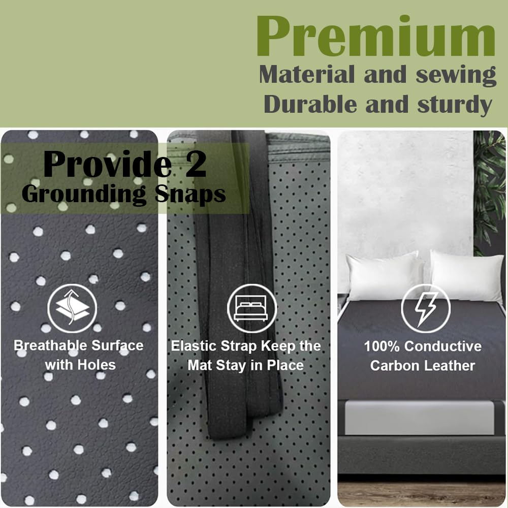 Grounding Mat for Sleeping, Grounding Sheet forBed, Earth Mat Connected for Pain Relief FOPPON Au supplements