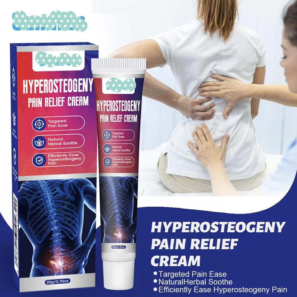 MOSYFEIBI Hyperosteogeny Pain Relief Cream - Natural Herbal Soothing Cream for Joint, Back, Neck & Knee Discomfort, Gentle Topical Massage Cream for Targeted Comfort (2 Boxes) MOSYFEIBI Au supplements