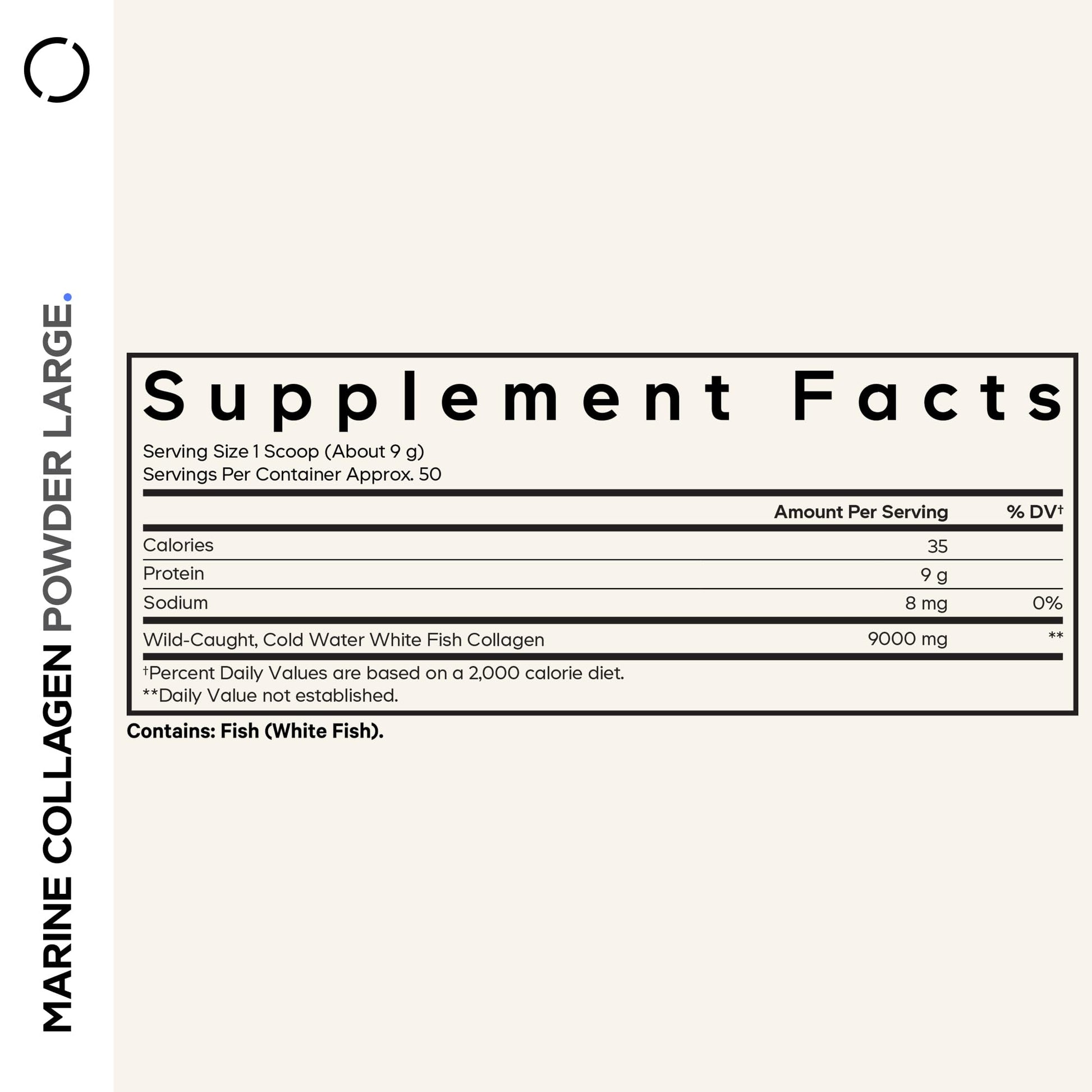 Codeage Marine Collagen Powder - Wild-Caught Hydrolyzed Fish Collagen Peptides - Type 1 & 3 Collagen Protein Supplement - Amino Acids for Skin, Hair, Nails - Paleo Friendly, Non-GMO, 15.87 Ounces Codeage Au supplements