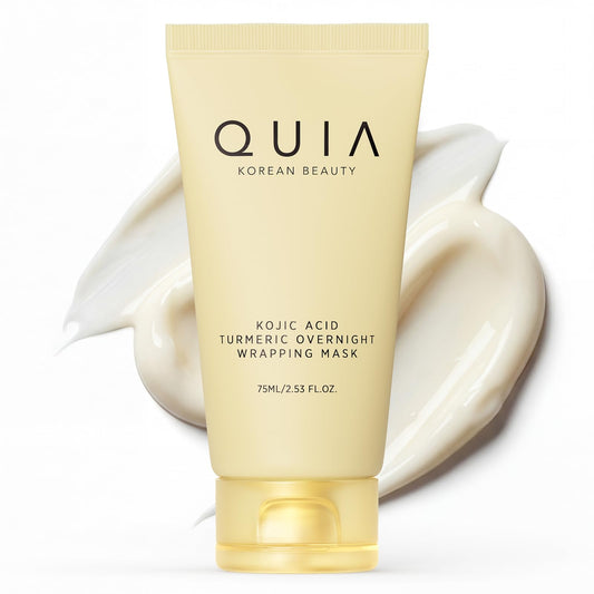 QUIA Turmeric + Kojic Acid Overnight Wrapping Mask – Hydration Mask for Glowing Skin QUIA BeautyUS supplements