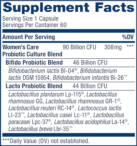 Renew Life Women's Probiotic Capsules, Supports pH Balance for Women, Vaginal Renew Life Au supplements