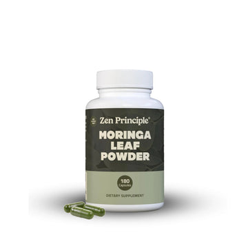 Zen Principle Organic Moringa Oleifera. Ultra-Premium. Provides an All Natural Energy Boost and Multi-Vitamin Zen Principle Au supplements