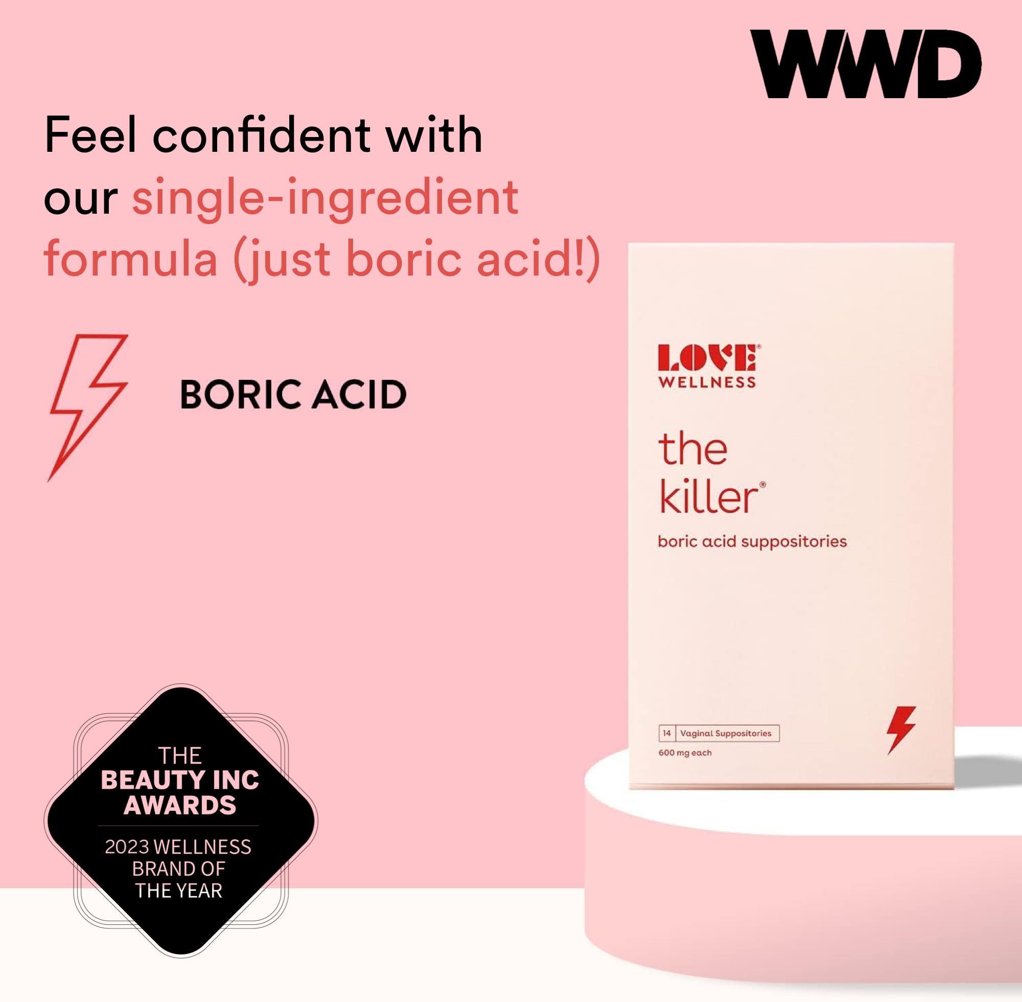 Love Wellness Good Girl Probiotics & The Killer | Vaginal pH Balance Supplement & Boric Acid Suppositories Love Wellness Au supplements
