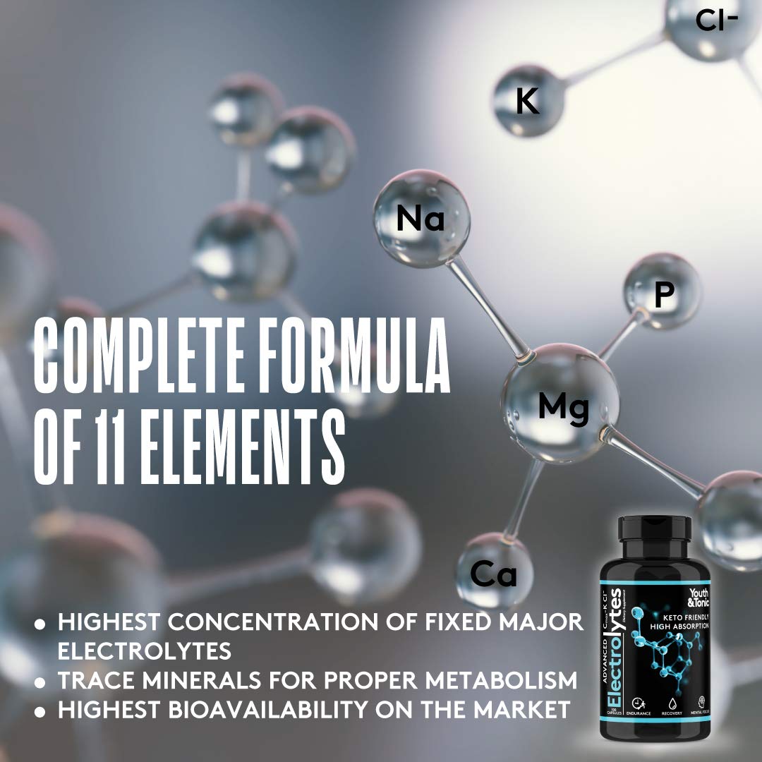 Complete Electrolyte Supplement | Highest Bioavailability | Cmax Chloride Youth & Tonic Au supplements