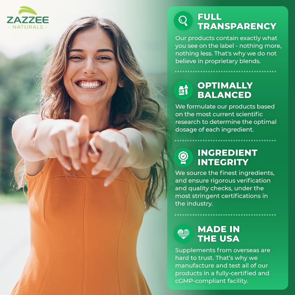 Zazzee Citrus Bergamot 25:1 Extract, 1200 mg Per Serving, 40% Polyphenolic Flavanones, 150 Vegan Capsules, 5 Month Supply, Citrus Bergamia, Antioxidant Support, Certified Kosher, Non-GMO, Made in USA Zazzee Au supplements