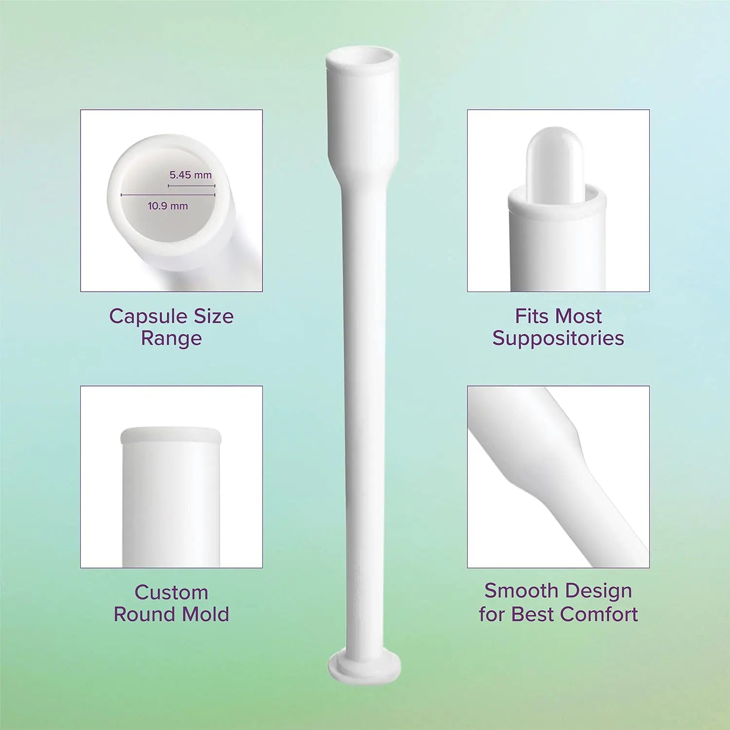 Intimate Rose 15 Count Vaginal Suppository Applicator - Fits Most Boric Acid Suppositories & Vaginal Suppository - Individually Wrapped Suppository Applicators from Intimate Rose Au supplements