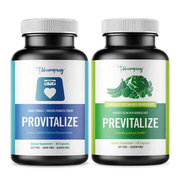 BB Company Slim Gut Bundle | Menopause Prebiotics and Probiotics for Women | Gut Vitamins for Digestive Health | Supports Joint Health & Sexy Midsection | Provitalize & Previtalize | 30 Day Supply BB Company Au supplements
